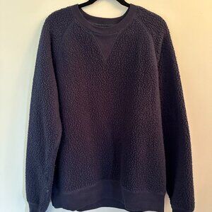J Crew Heavyweight High-Pile Fleece Sweatshirt